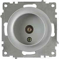 Розетка TV Оконечная без рамки OneKeyElectro Florence 1-м. серый фото Розетка TV Оконечная без рамки OneKeyElectro Florence 1-м. серый картинка